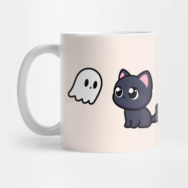 Cat and Ghost by CreativeSage